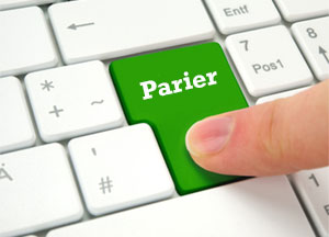 touche clavier parier